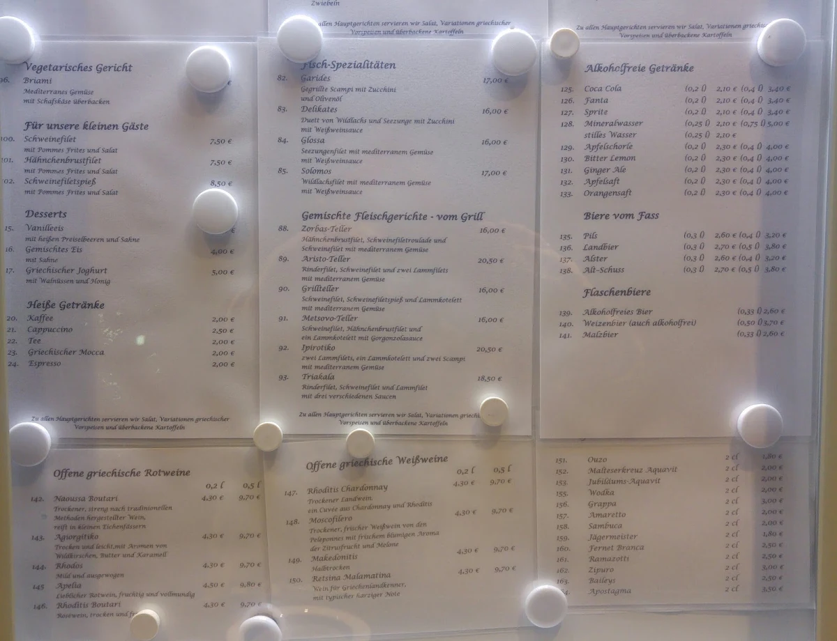 Speisekarte photo 5