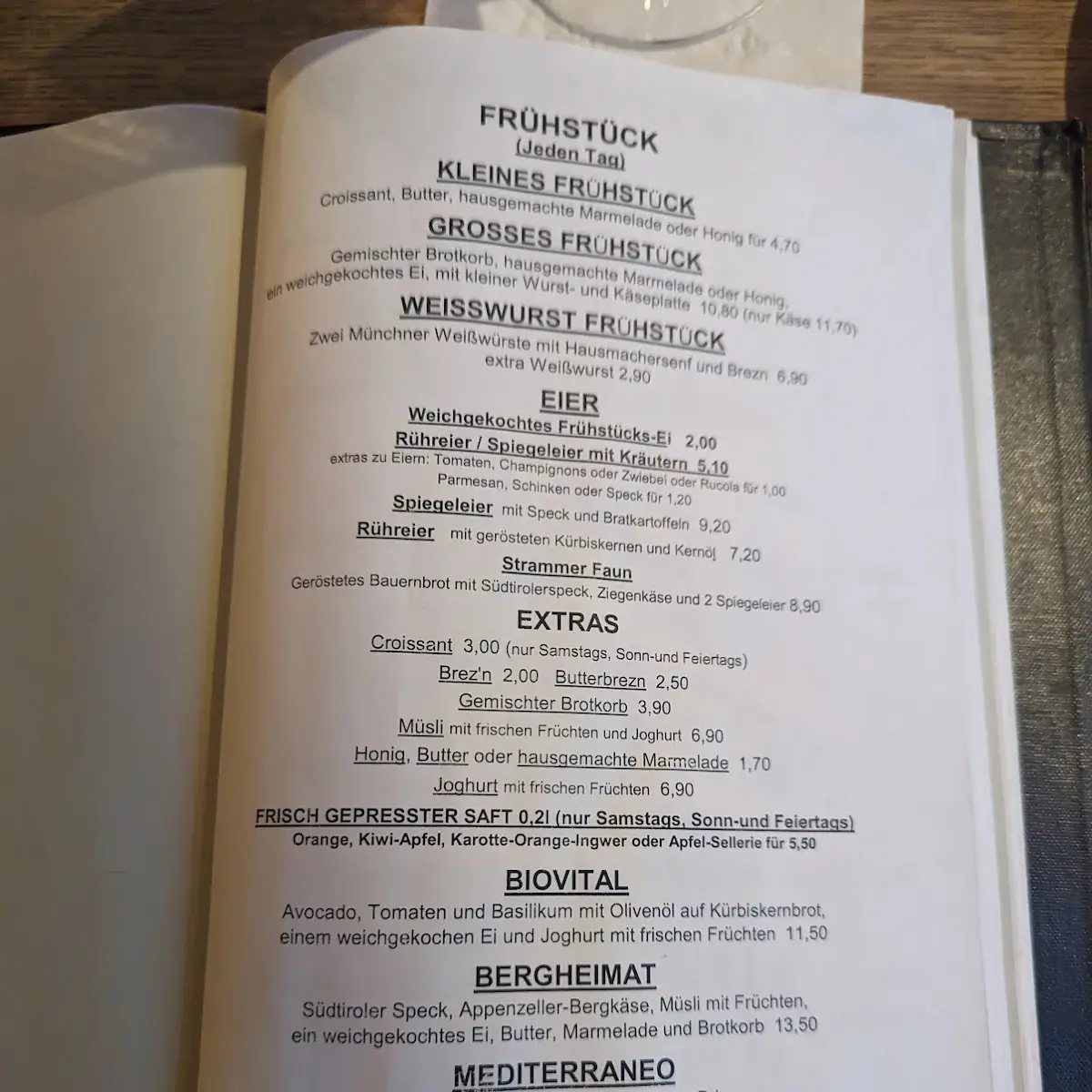 Speisekarte photo 2