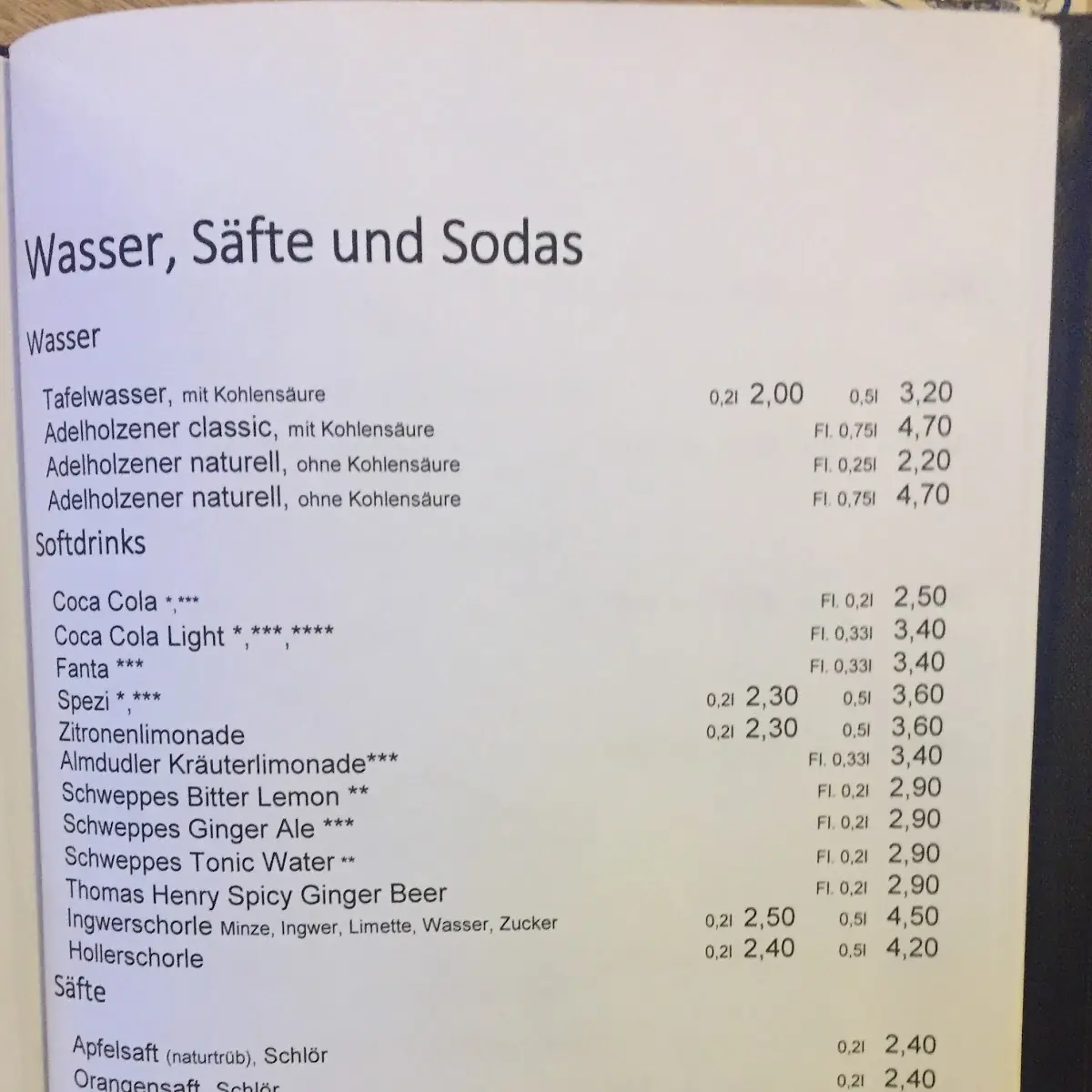 Speisekarte photo 4