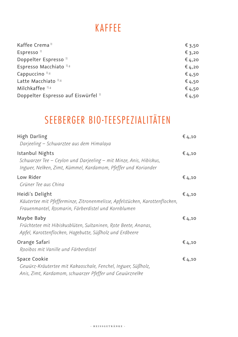 Speisekarte photo 5