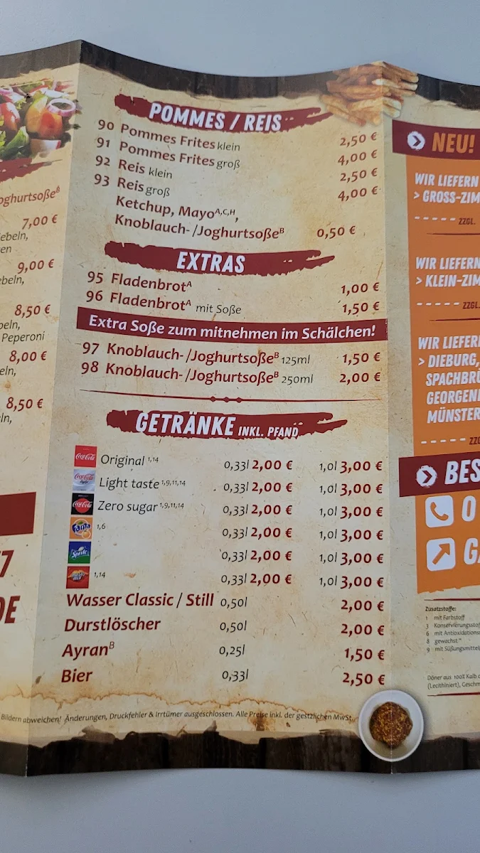 Speisekarte photo 9