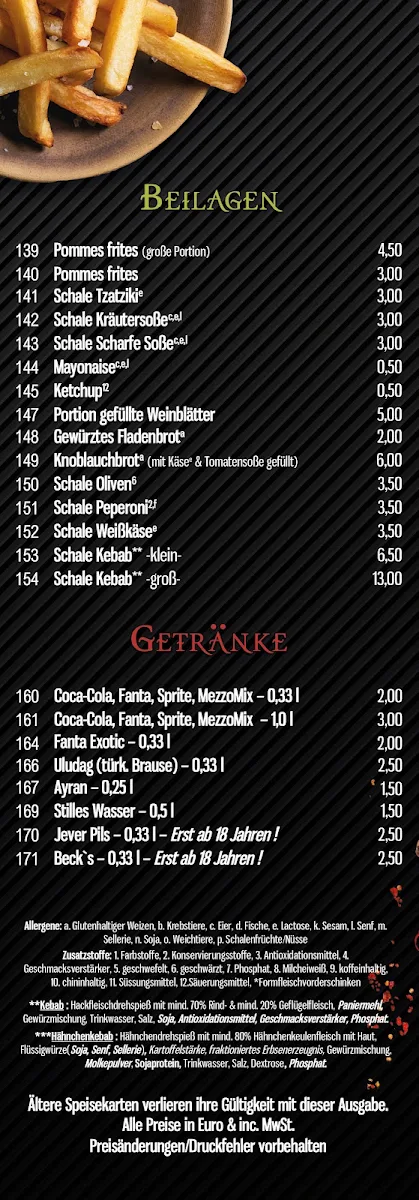 Speisekarte photo 3