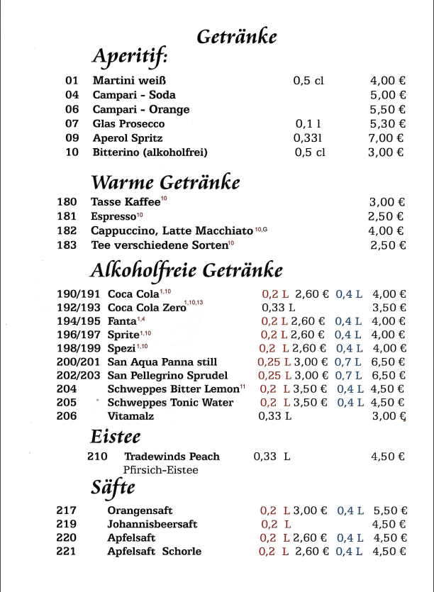 Speisekarte photo 7