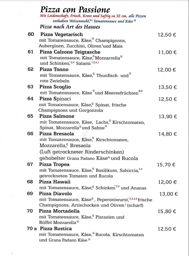 Speisekarte photo 8