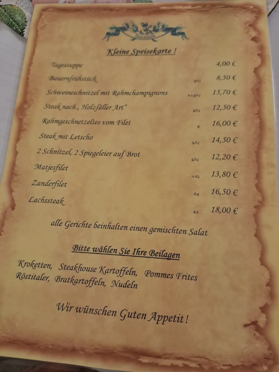 Speisekarte photo 1