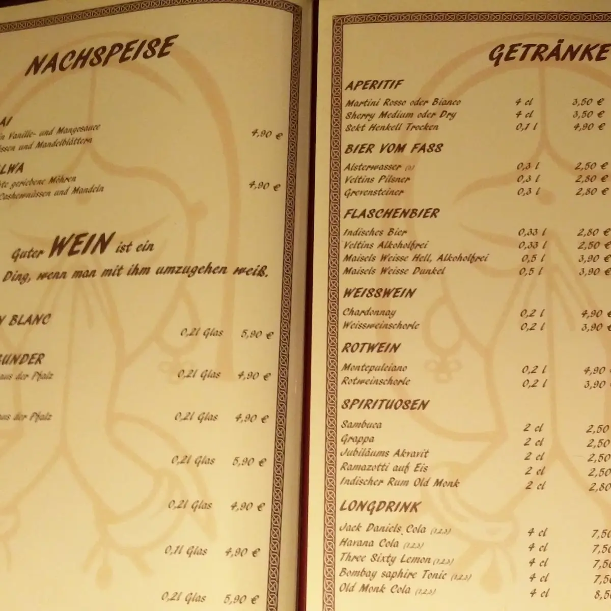 Speisekarte photo 4
