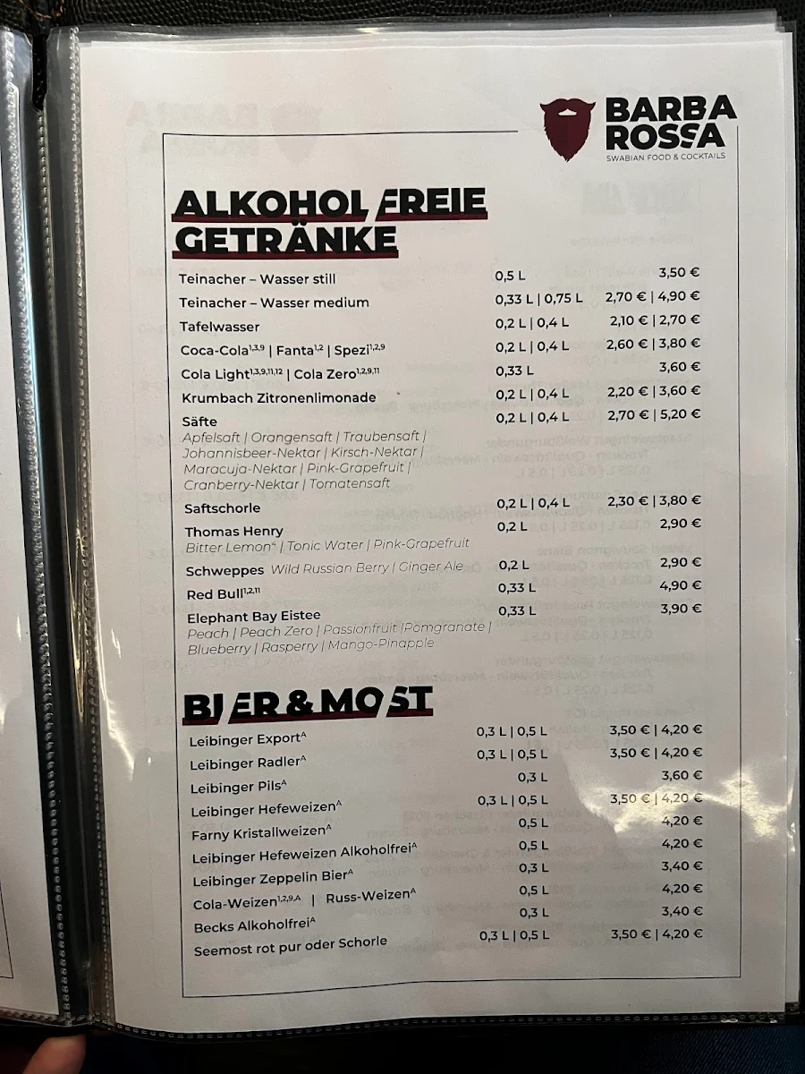 Speisekarte photo 2