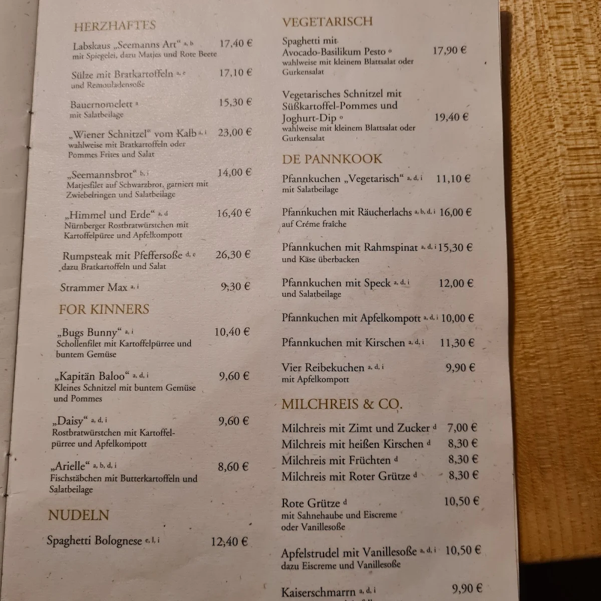 Speisekarte photo 9