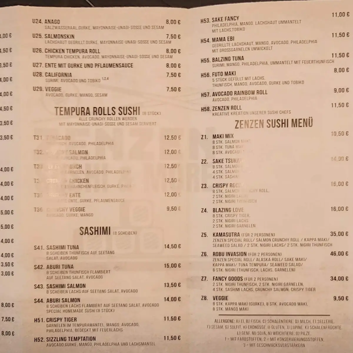 Speisekarte photo 4