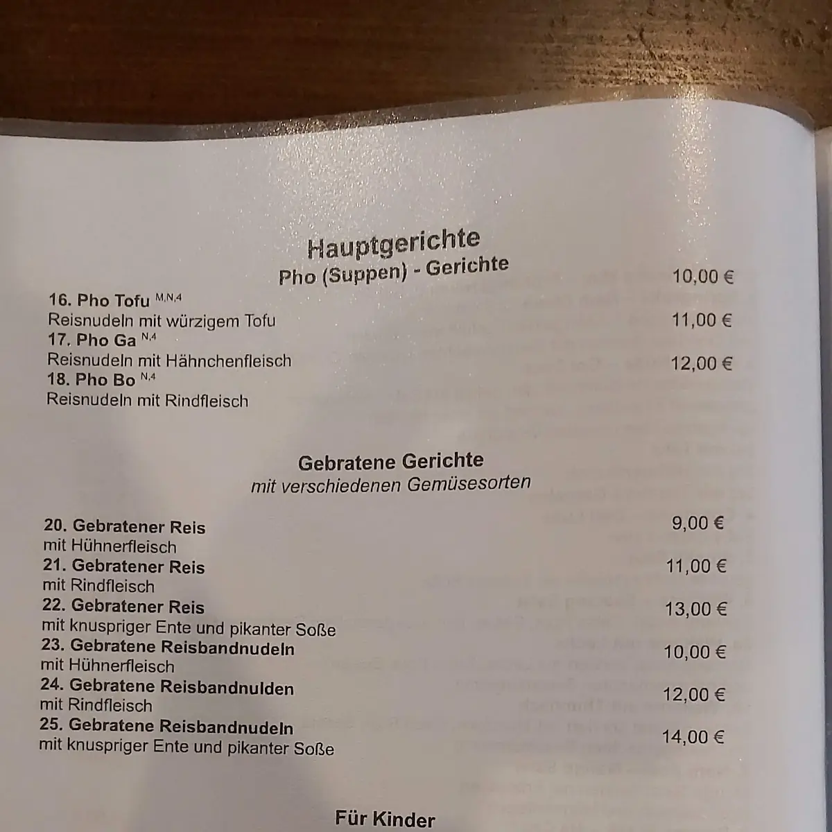 Speisekarte photo 6