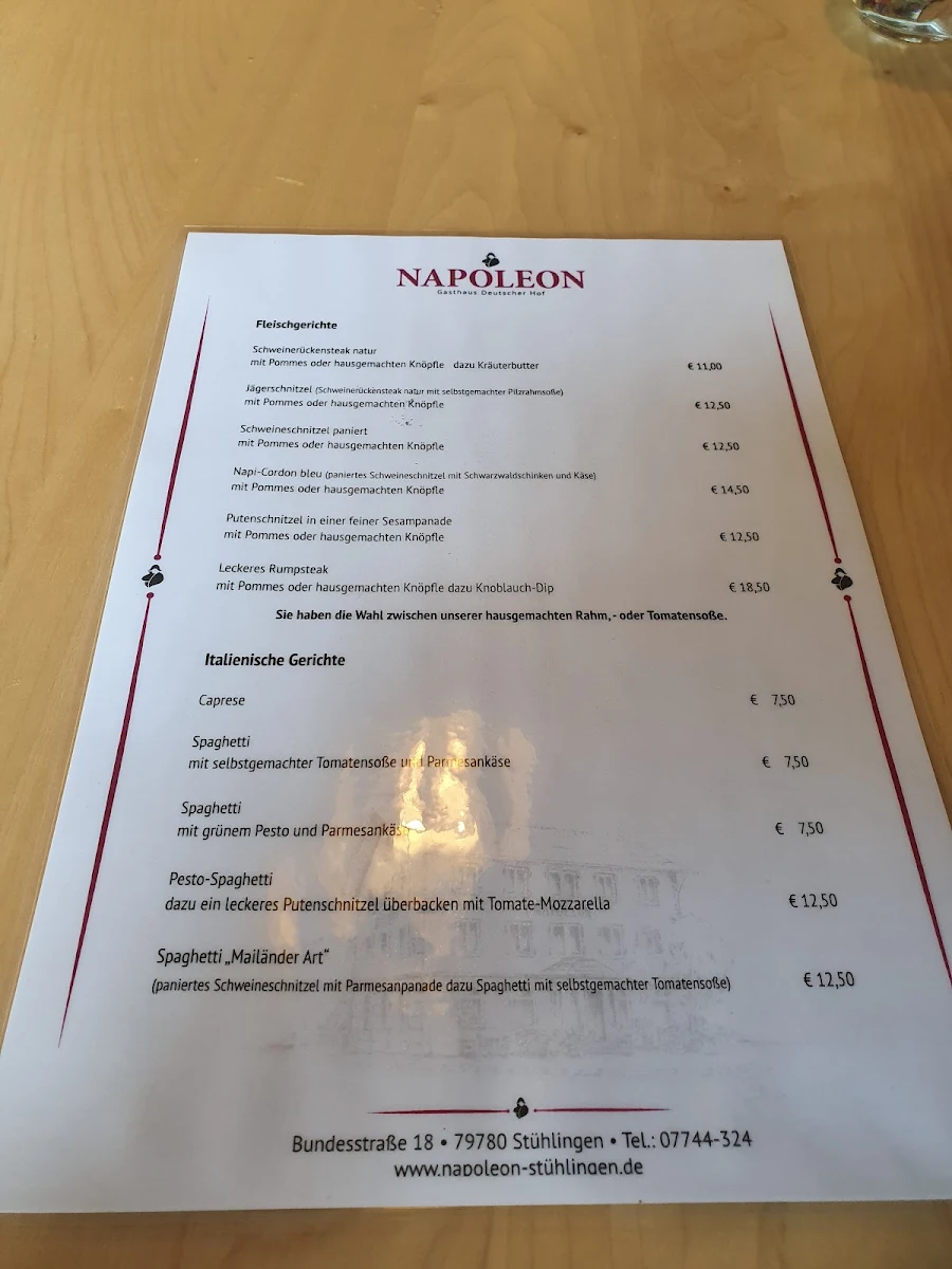 Speisekarte photo 2