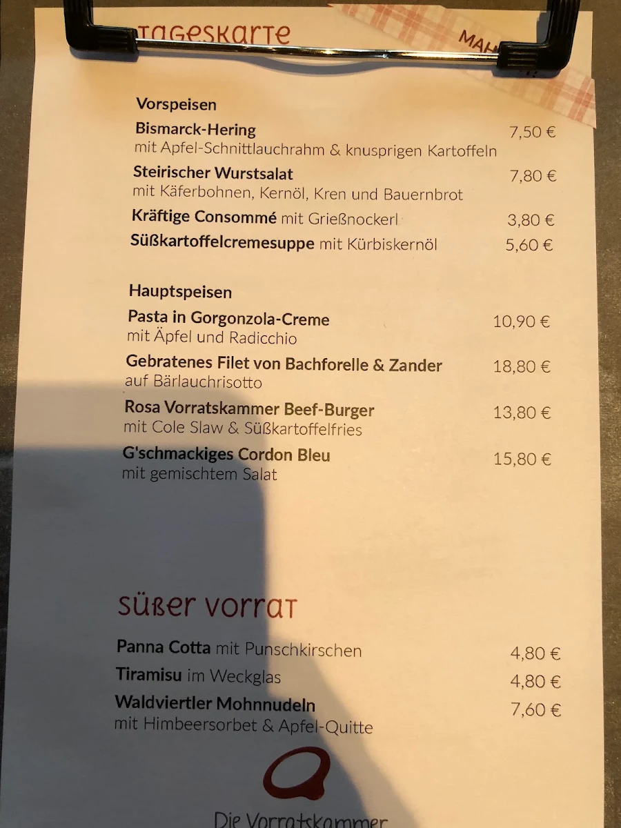 Speisekarte photo 2