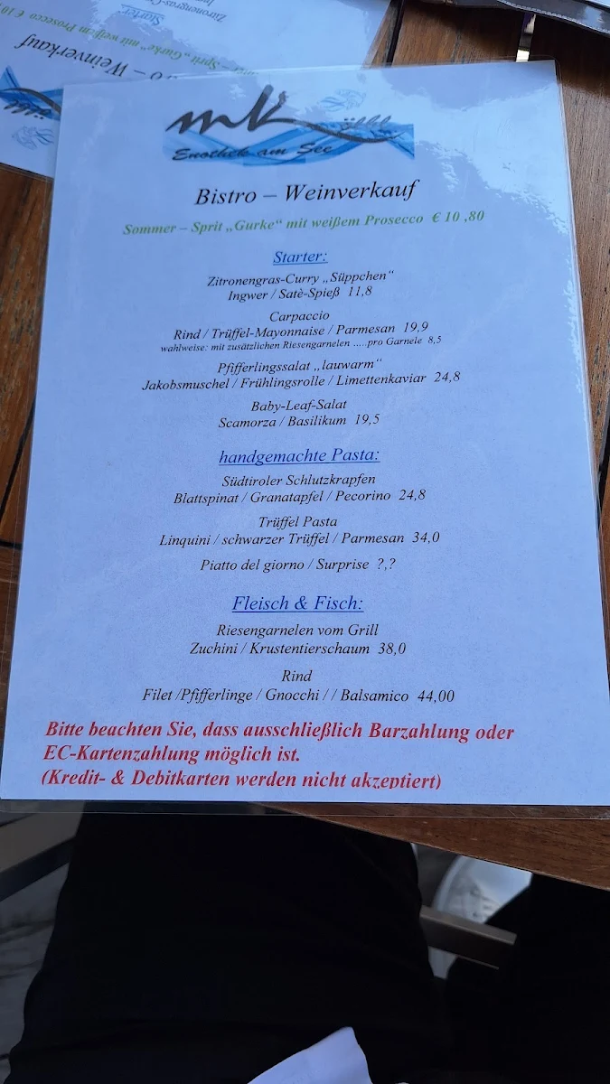 Speisekarte photo 1