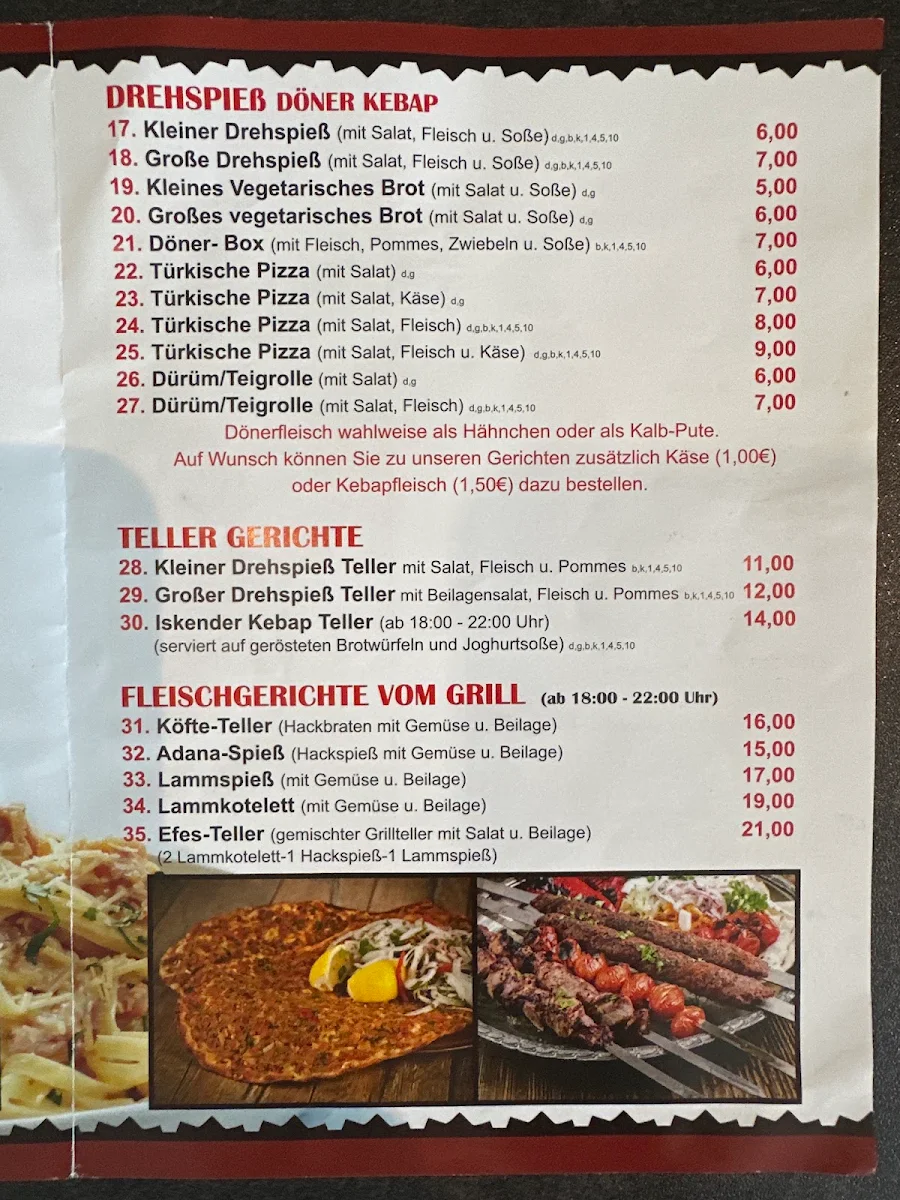 Speisekarte photo 1