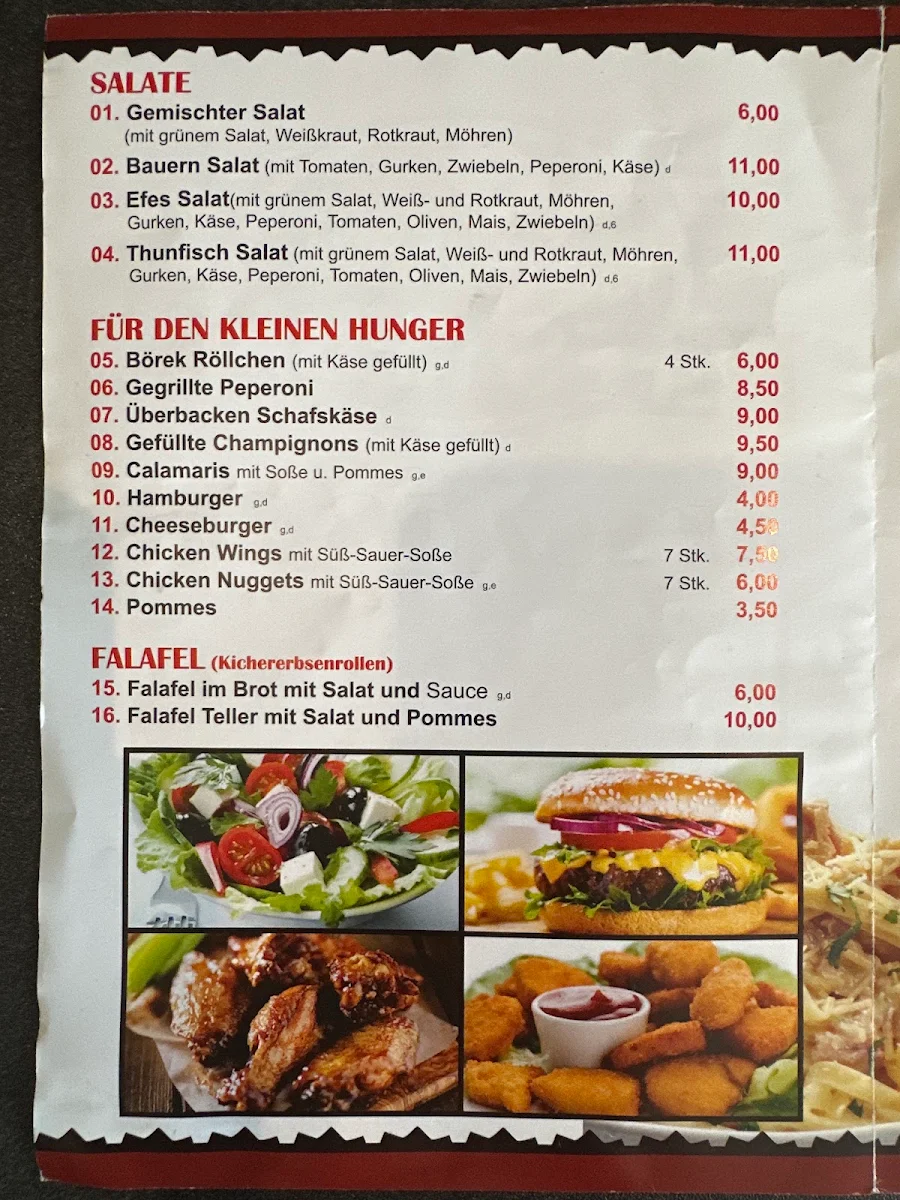 Speisekarte photo 2
