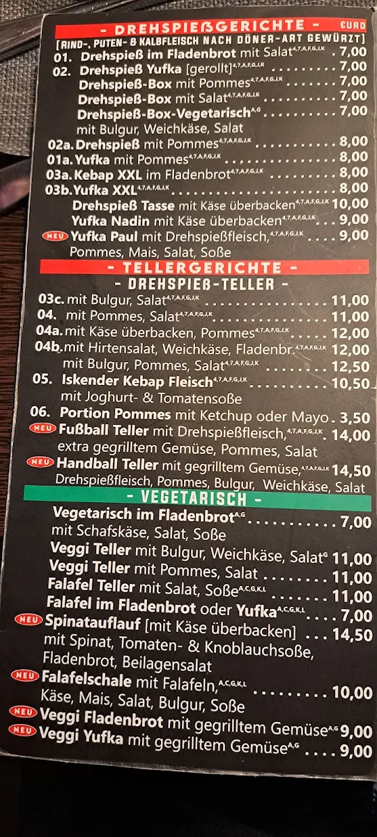 Speisekarte photo 2