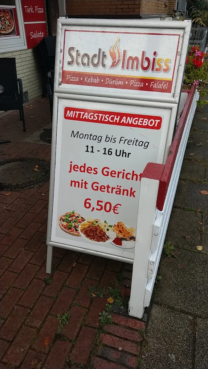 Speisekarte, Stadt Imbiss
