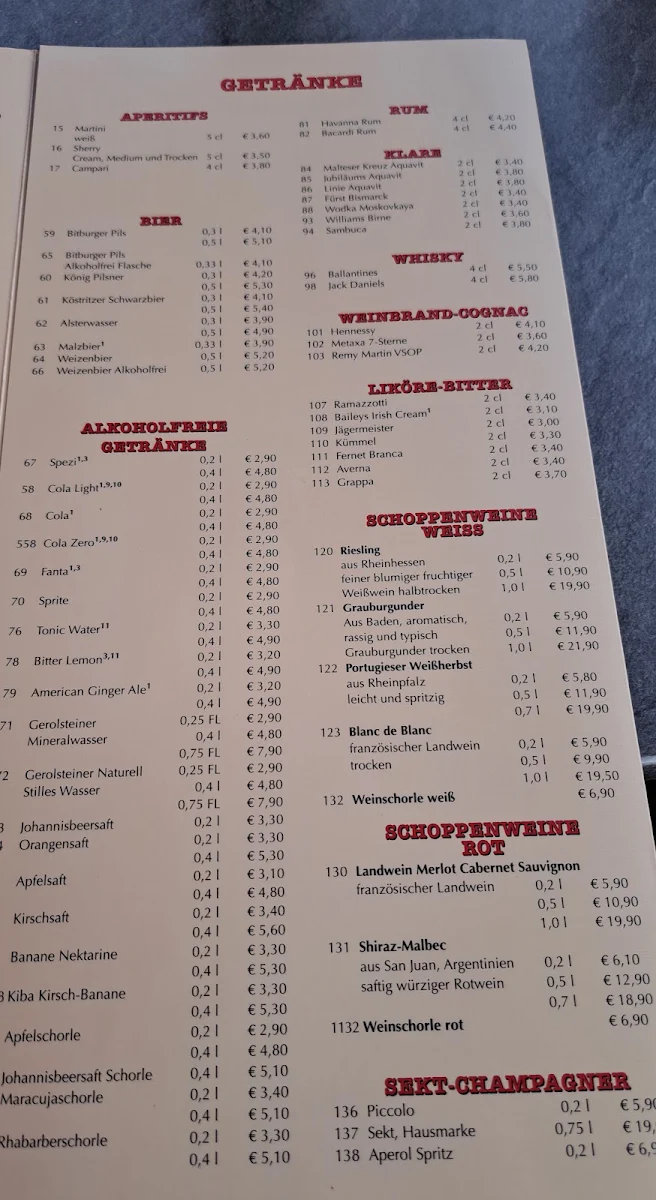 Speisekarte photo 4