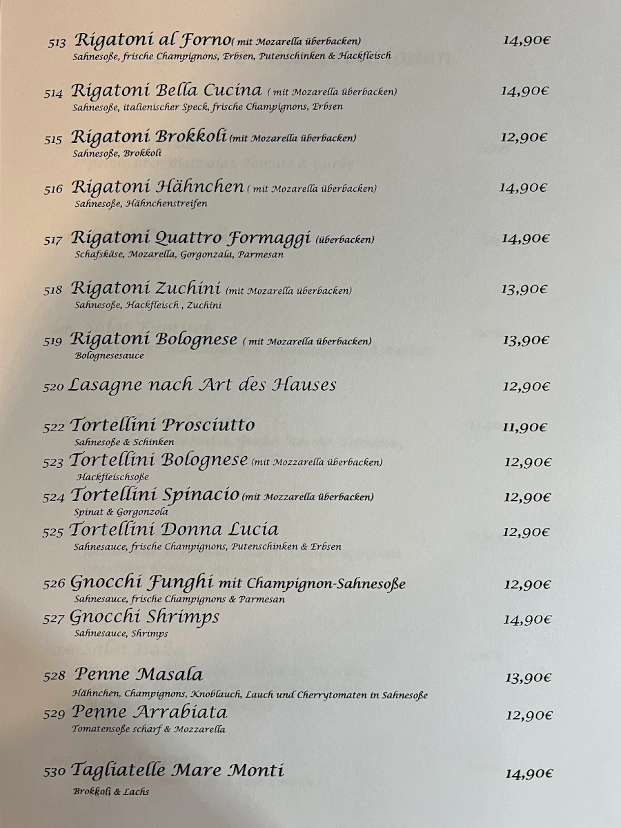 Speisekarte photo 2