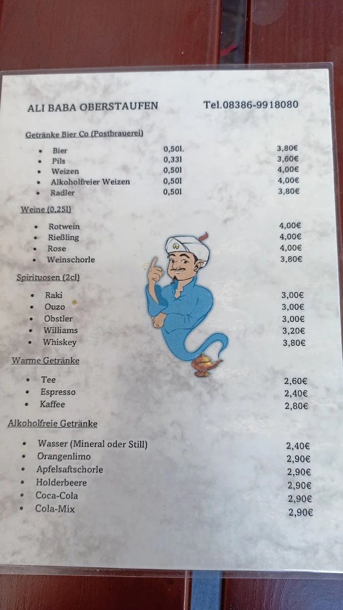 Speisekarte photo 2