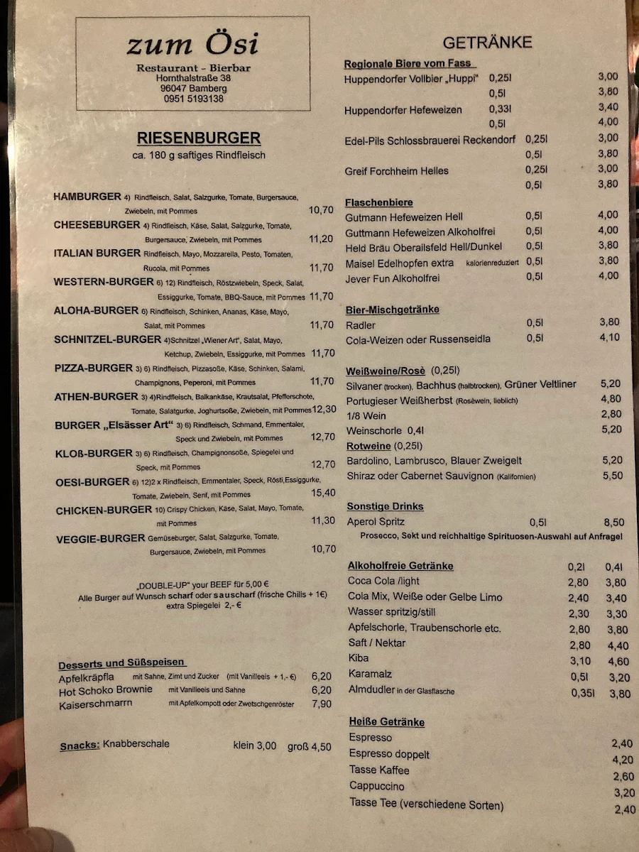 Speisekarte photo 1