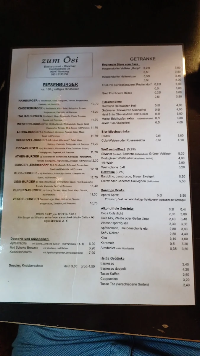 Speisekarte photo 3