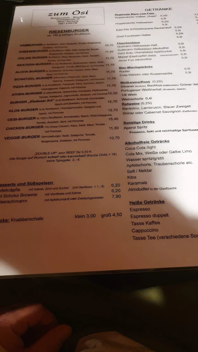 Speisekarte photo 6
