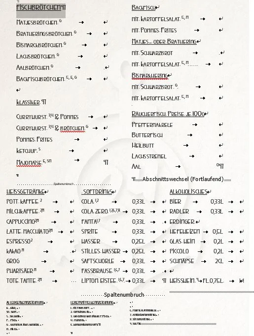 Speisekarte photo 1