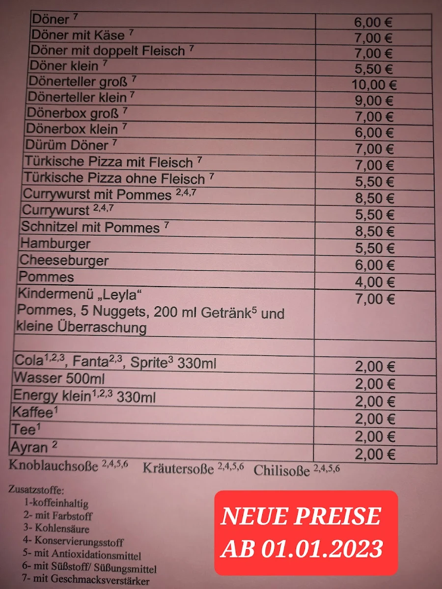 Speisekarte photo 2