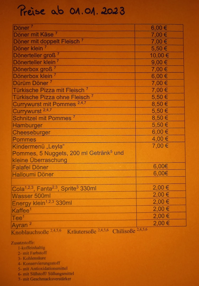 Speisekarte photo 3