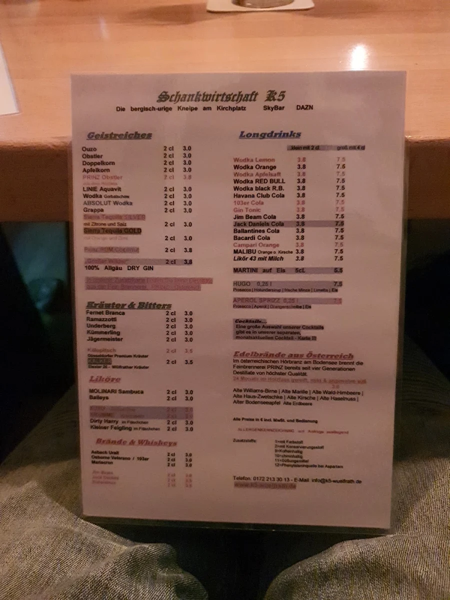 Speisekarte photo 1