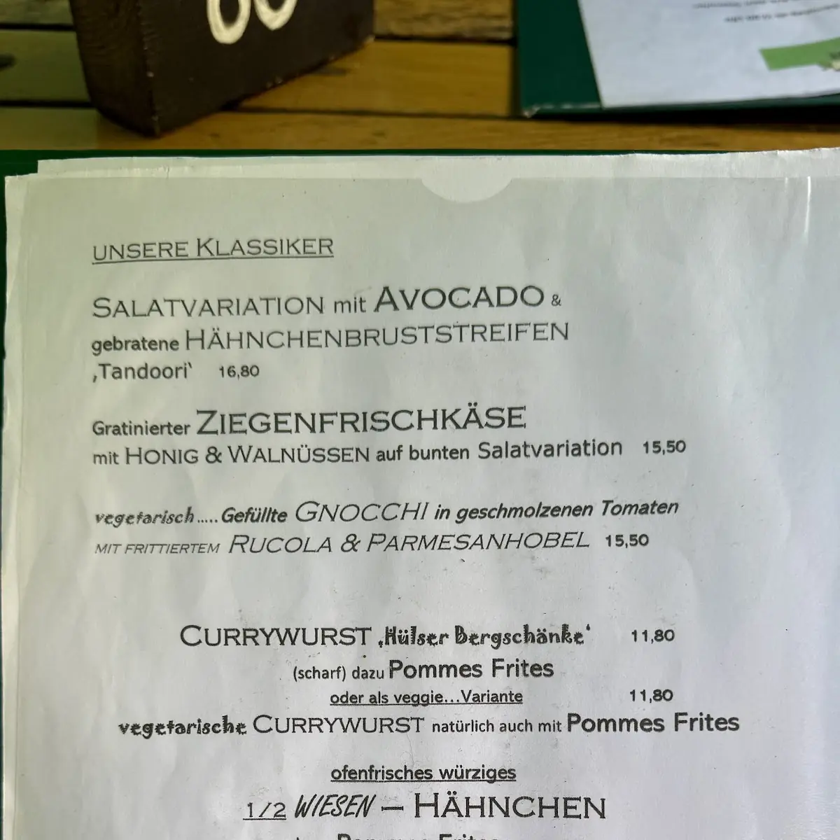 Speisekarte photo 3