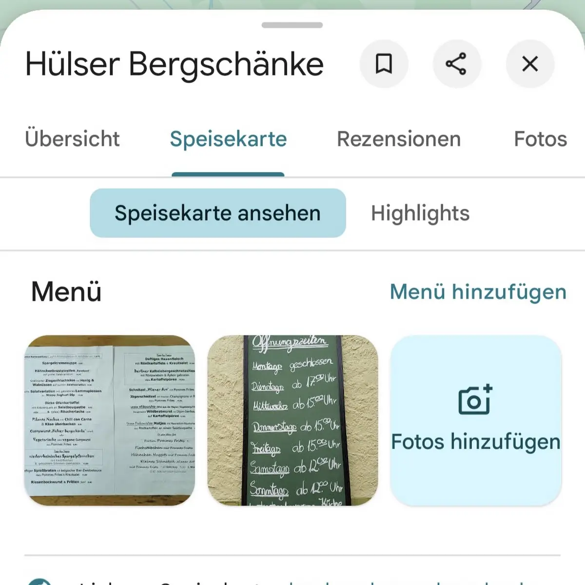 Speisekarte photo 7