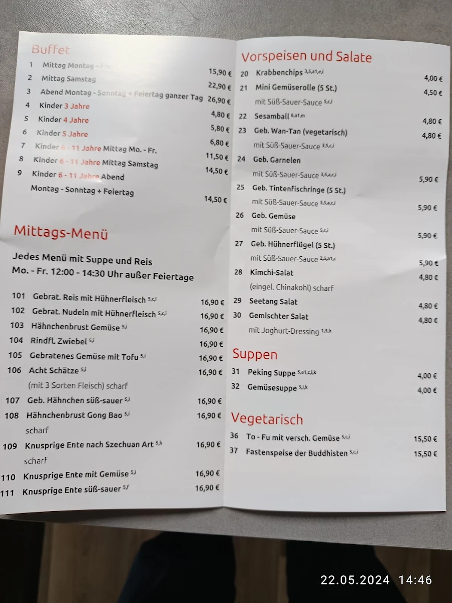 Speisekarte photo 2