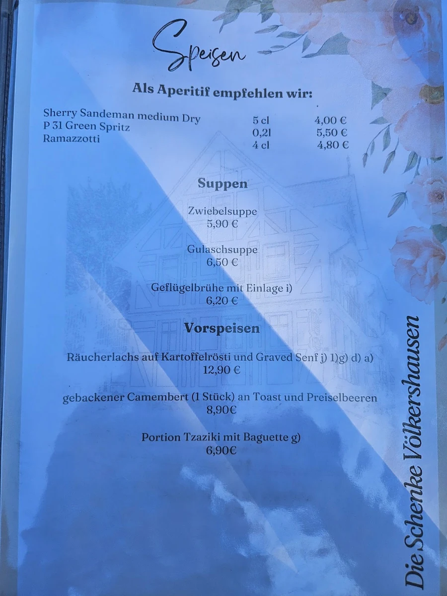 Speisekarte photo 2