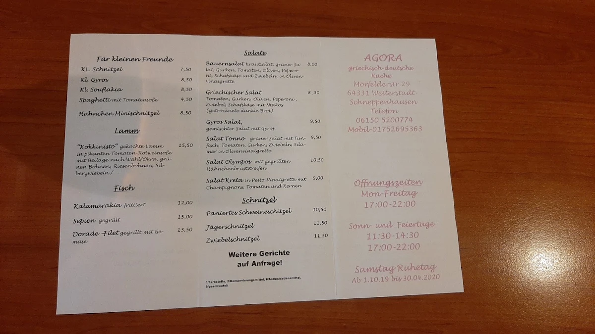 Speisekarte photo 2
