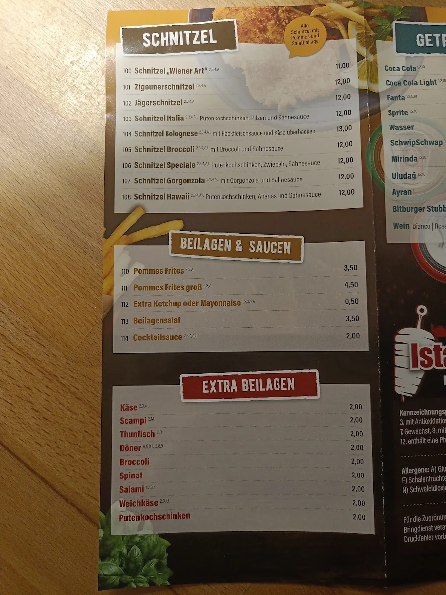 Speisekarte photo 2
