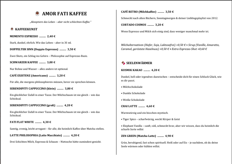Speisekarte photo 2