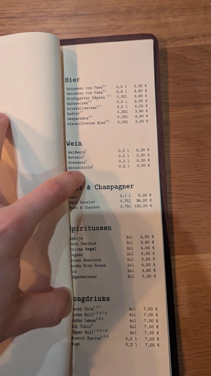 Speisekarte photo 2