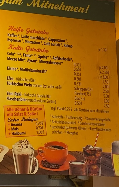 Speisekarte photo 2