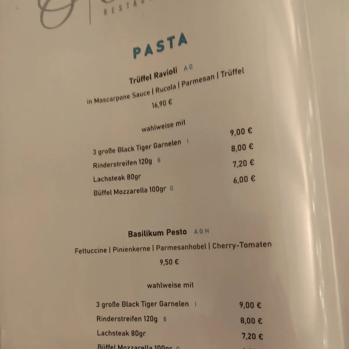 Speisekarte photo 1