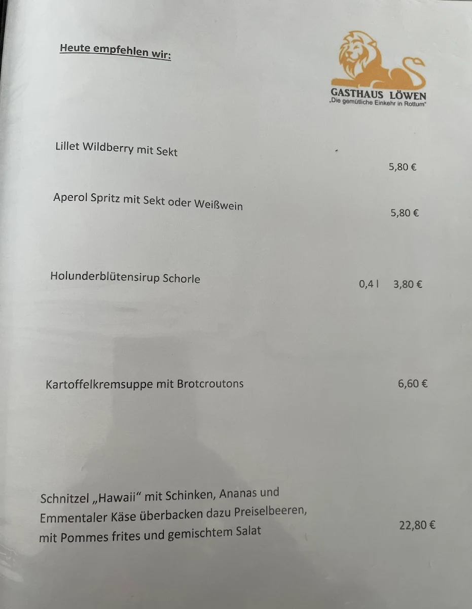 Speisekarte photo 2