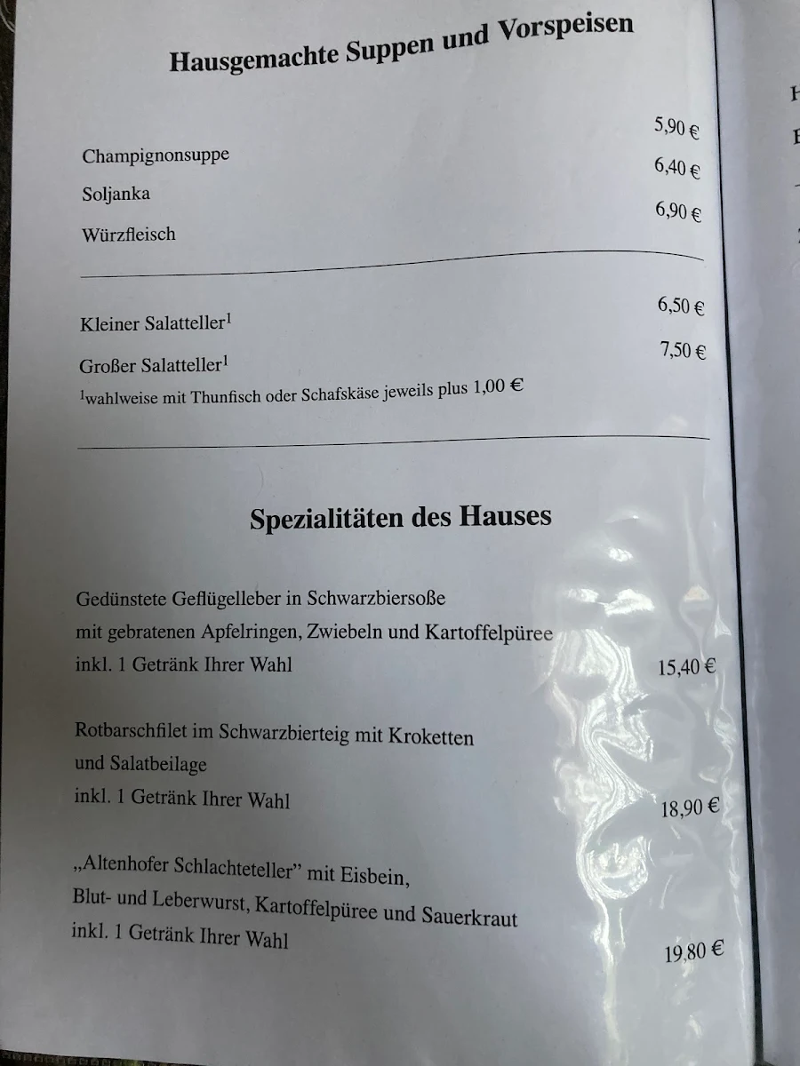 Speisekarte photo 3