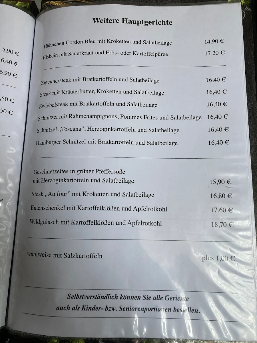 Speisekarte photo 4