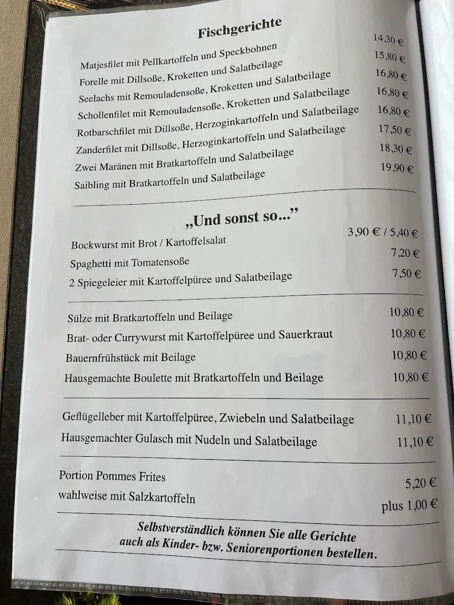 Speisekarte photo 5