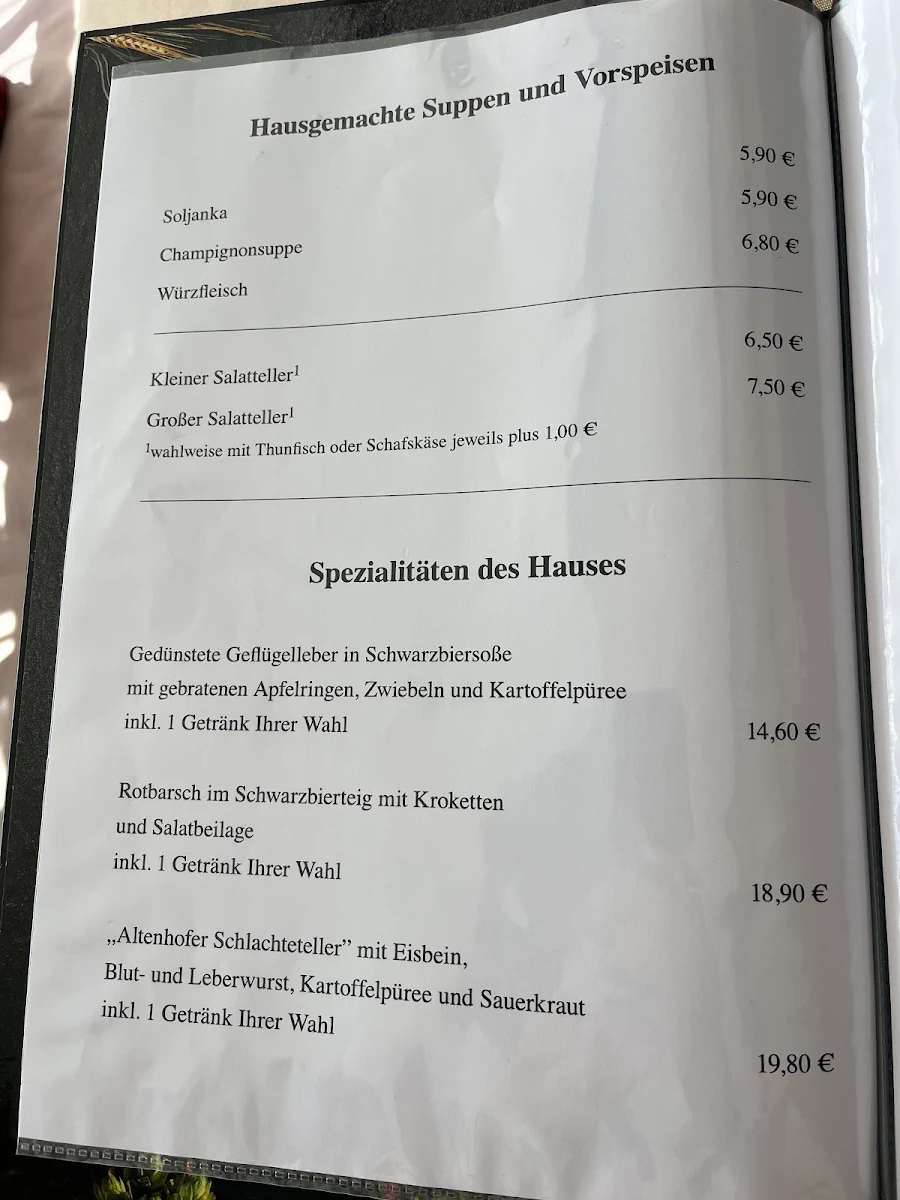 Speisekarte photo 6