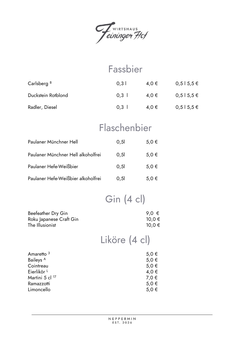 Speisekarte photo 2