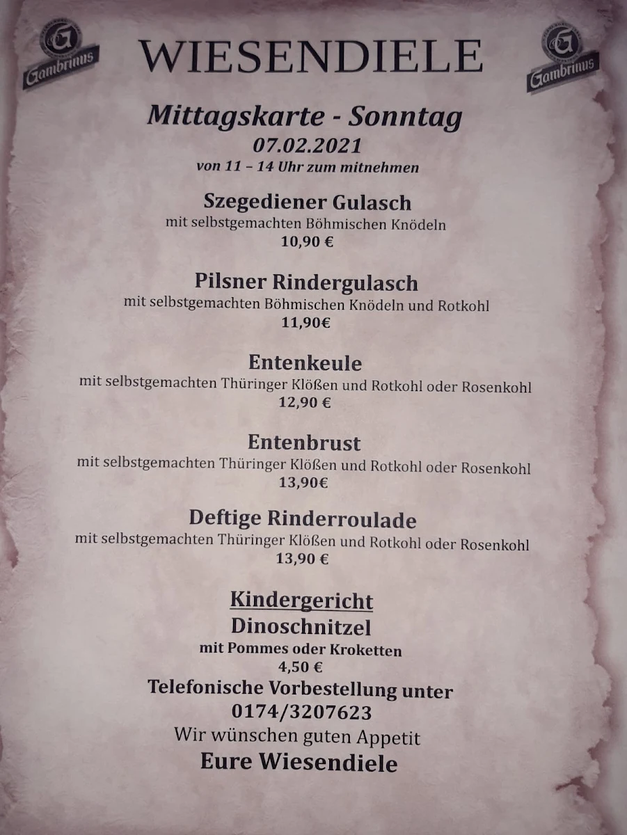 Speisekarte photo 1
