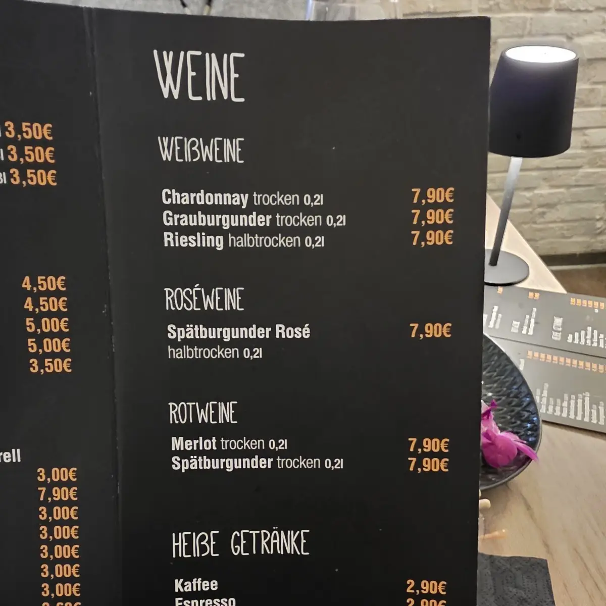 Speisekarte photo 9
