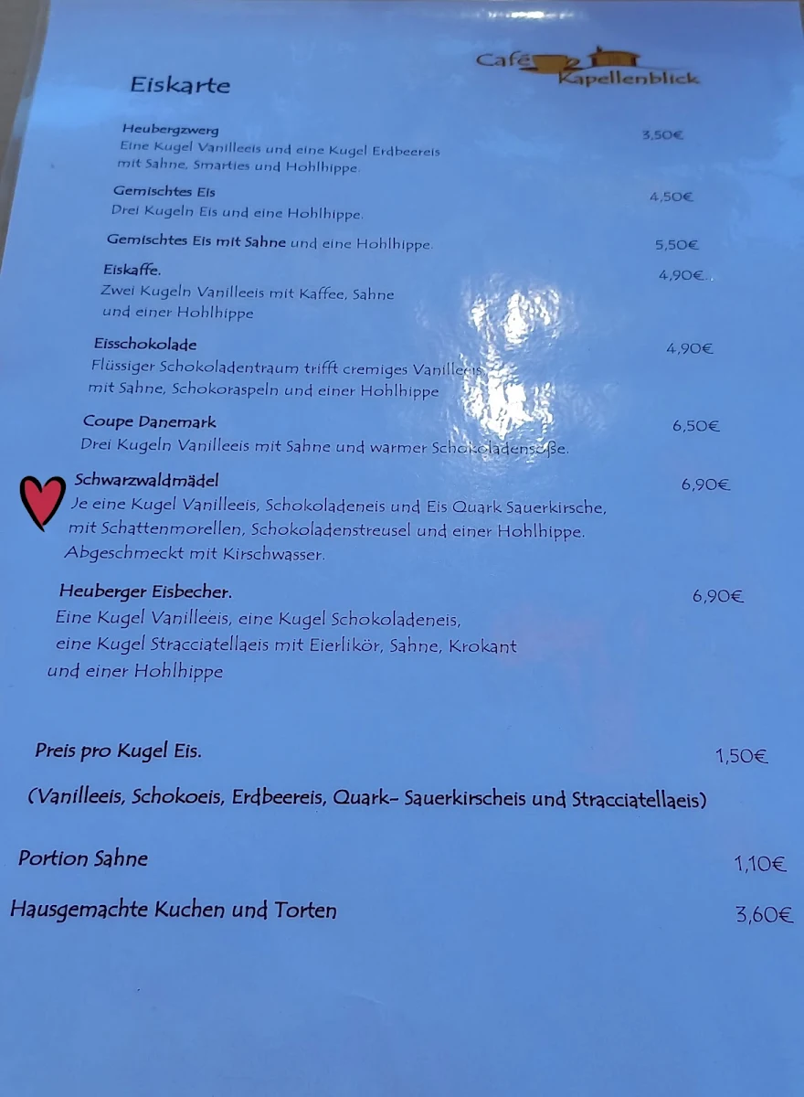 Speisekarte photo 2